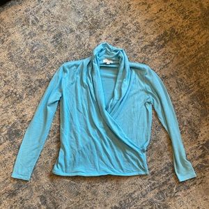 LOFT Front Cross Sweater